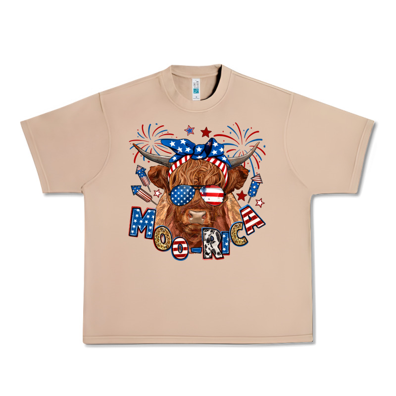Moo Rica Highland Cow Urban Heavy Tee by RanaPortraitStore | Teevron