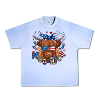 Grape Ice moo rica highland cow Urban Heavy Tee - RanaPortraitStore