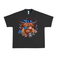 Pigment Black moo rica highland cow Urban Heavy Tee - RanaPortraitStore