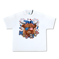 White moo rica highland cow Urban Heavy Tee - RanaPortraitStore