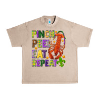 French Oak Pinch peel eat repeat crawfish Urban Heavy Tee - HowdyJamesFarm
