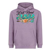 Lavender y'all need jesus arrow lily flowers Heavyweight Hoodie - BarkalooDesign
