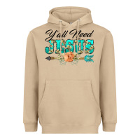 Mushroom y'all need jesus arrow lily flowers Heavyweight Hoodie - BarkalooDesign