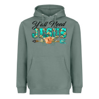 Sage y'all need jesus arrow lily flowers Heavyweight Hoodie - BarkalooDesign