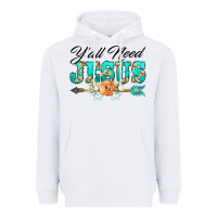 Y'all Need Jesus Arrow Lily Flowers Heavyweight Hoodie | Teevron