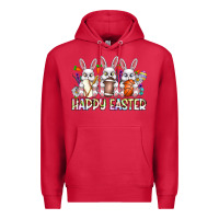 Cardinal Happy Easter Spot Rabbit Premium Hoodie - CowhideDigitalArt
