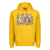 Lemon Happy Easter Spot Rabbit Premium Hoodie - CowhideDigitalArt