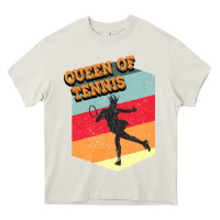 Cream Queen Of Tennis Heavy Core Tee - Bettercallsaul