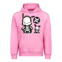 Fuchsia Pink pochacco skeleton halloween shirt Urban Hoodie - longCreatives