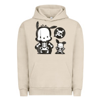 Pigment French Oak pochacco skeleton halloween shirt Urban Hoodie - longCreatives