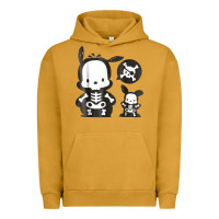 Pigment Peanut Butter pochacco skeleton halloween shirt Urban Hoodie - longCreatives
