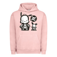 Pigment Salmon pochacco skeleton halloween shirt Urban Hoodie - longCreatives