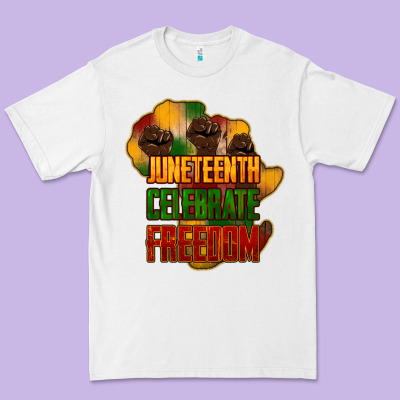 Juneteenth Celebrate Freedom Premium Tee Designed By Nancycooperartshop