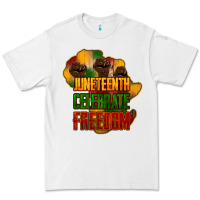 White juneteenth celebrate freedom Premium Tee - NancyCooperArtShop
