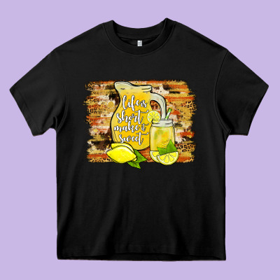 Life Is Short Make It Sweet Heavy Core Tee Designed By Jahusdesignshop