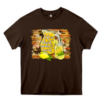 Chocolate Brown life is short make it sweet Heavy Core Tee - JahusDesignShop