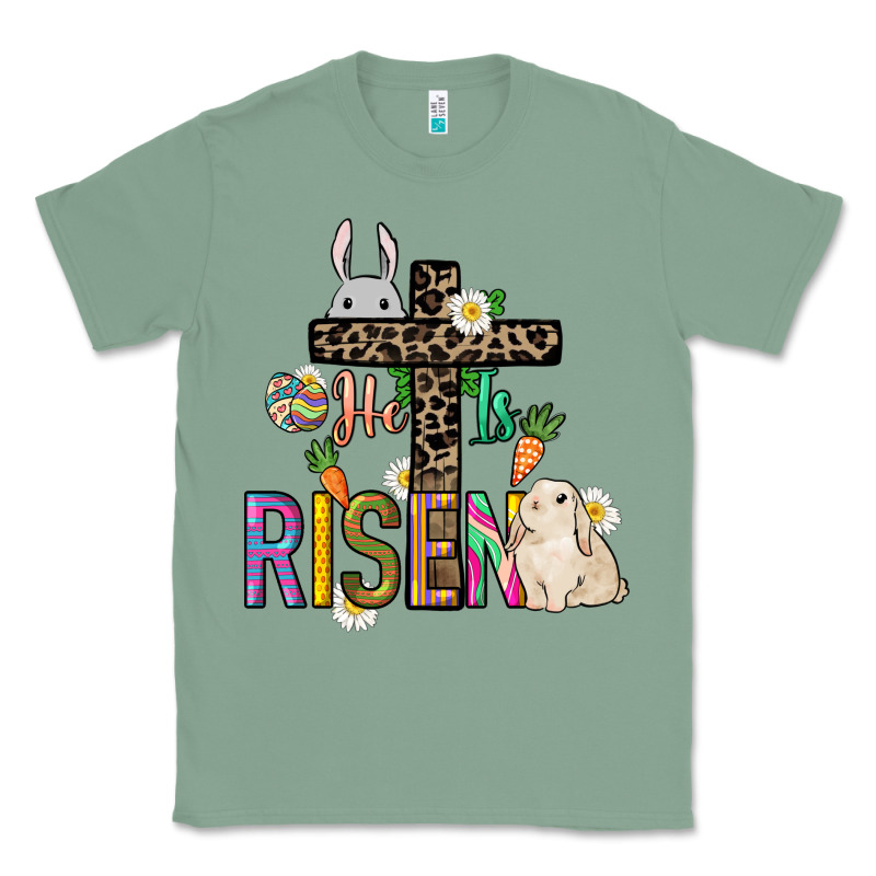 He Is Risen Easter Day Classic Tee by HowdyJamesFarm | Teevron