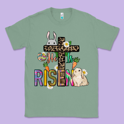 He Is Risen Easter Day Classic Tee Designed By Howdyjamesfarm