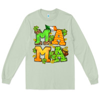 Matcha St. Patrick's Day mama Long Sleeve Tee - OliviaCreatesArt