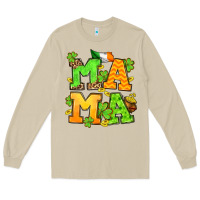 Mushroom St. Patrick's Day mama Long Sleeve Tee - OliviaCreatesArt