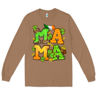 Toasted Coconut St. Patrick's Day mama Long Sleeve Tee - OliviaCreatesArt