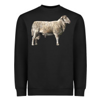 Black katahdin sheep Heavyweight Sweatshirt - LillyAllenDesigns