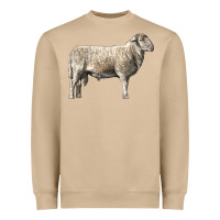 Mushroom katahdin sheep Heavyweight Sweatshirt - LillyAllenDesigns