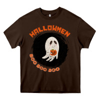 Chocolate Brown Daddy Shark Boo Boo Heavy Core Tee - Bettercallsaul