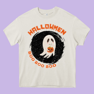 Daddy Shark Boo Boo Heavy Core Tee Designed By Bettercallsaul