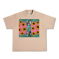 Mom Sunflower Glitter Urban Heavy Tee | Teevron
