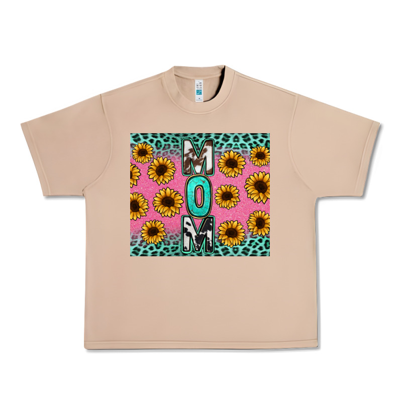 Mom Sunflower Glitter Urban Heavy Tee by CowGirlArtShop | Teevron