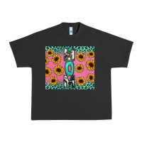 Pigment Black Mom sunflower glitter Urban Heavy Tee - CowGirlArtShop