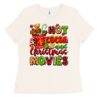 Bone hot cocoa and christmas movies Ladies Tee - texasbilliewilder