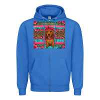 True Royal dachshund puppy floral Zipper Hoodie - Artiststas