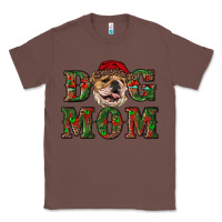 Chestnut Christmas English Bulldog Mom Classic Tee - RanaPortraitStore
