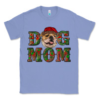 Colony Blue Christmas English Bulldog Mom Classic Tee - RanaPortraitStore