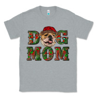 Heather Grey Christmas English Bulldog Mom Classic Tee - RanaPortraitStore