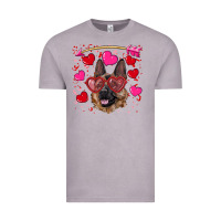Vintage Zinc valentine's german shepherd Vintage Tee - RanaPortraitStore