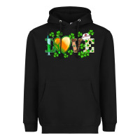 Black st.patrick's nurse love heart stethoscope Heavyweight Hoodie - BarkalooDesign