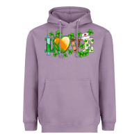Lavender st.patrick's nurse love heart stethoscope Heavyweight Hoodie - BarkalooDesign