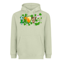 Matcha st.patrick's nurse love heart stethoscope Heavyweight Hoodie - BarkalooDesign