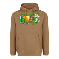 Toasted Coconut st.patrick's nurse love heart stethoscope Heavyweight Hoodie - BarkalooDesign