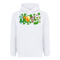 White st.patrick's nurse love heart stethoscope Heavyweight Hoodie - BarkalooDesign