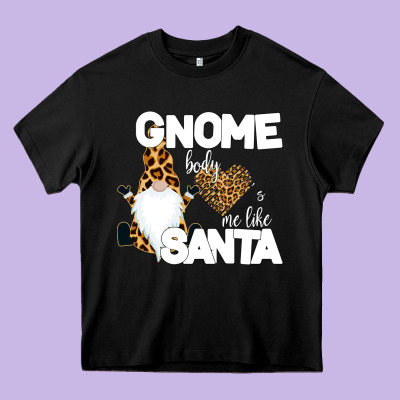 Gnome Body S Me Like Santa Heavy Core Tee Designed By Bettercallsaul