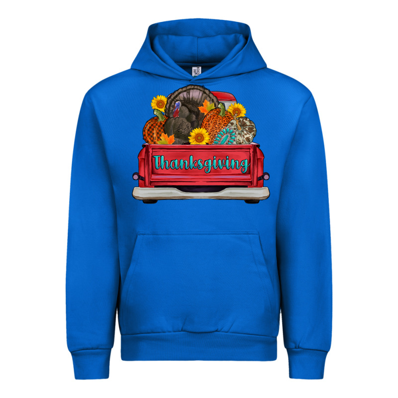 Thanksgiving Truck Turkey Pumpkin Urban Hoodie by AdoDesignShop | Teevron