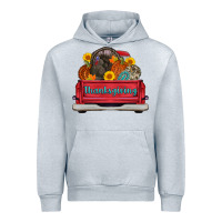 Heather Grey thanksgiving truck turkey pumpkin Urban Hoodie - AdoDesignShop