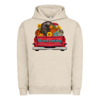 Pigment French Oak thanksgiving truck turkey pumpkin Urban Hoodie - AdoDesignShop