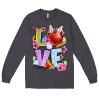 Smoke Easter love Teacher Long Sleeve Tee - OliviaCreatesArt