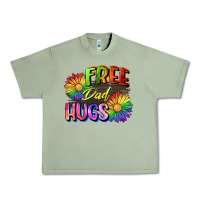 Oil Green Free dad hugs Urban Heavy Tee - CowGirlArtShop