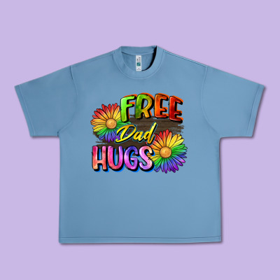 Free Dad Hugs Urban Heavy Tee Designed By Cowgirlartshop